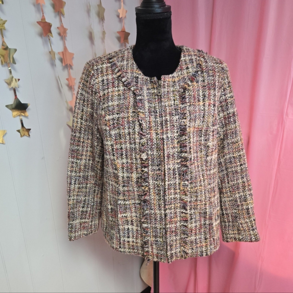 APPLESEED'S Tweed Blazer wool fall buisness professional
